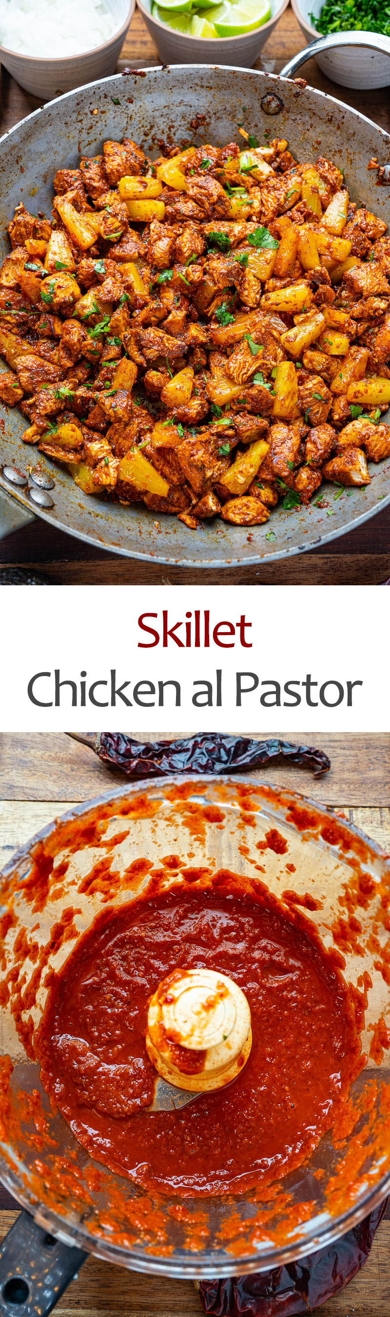Skillet Chicken al Pastor