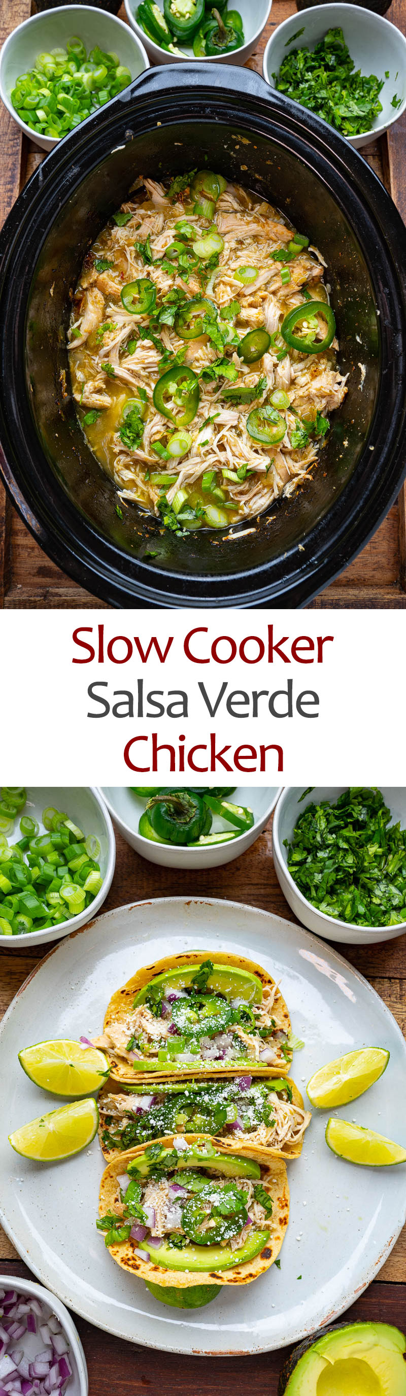 Slow Cooker Salsa Verde Chicken