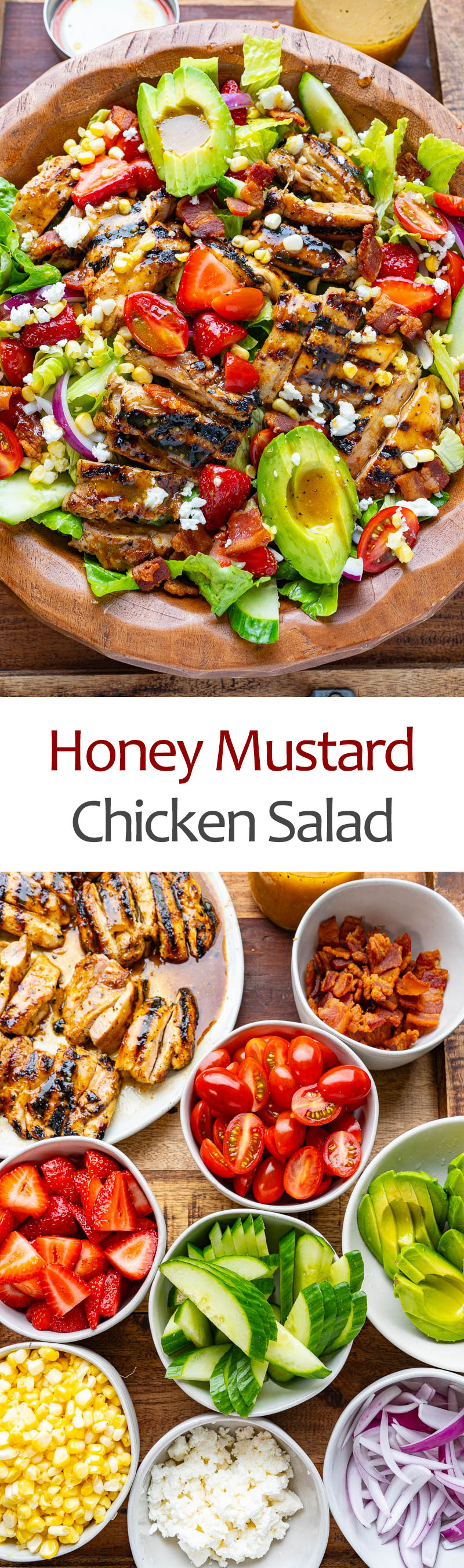 Honey Mustard Grilled Chicken Salad