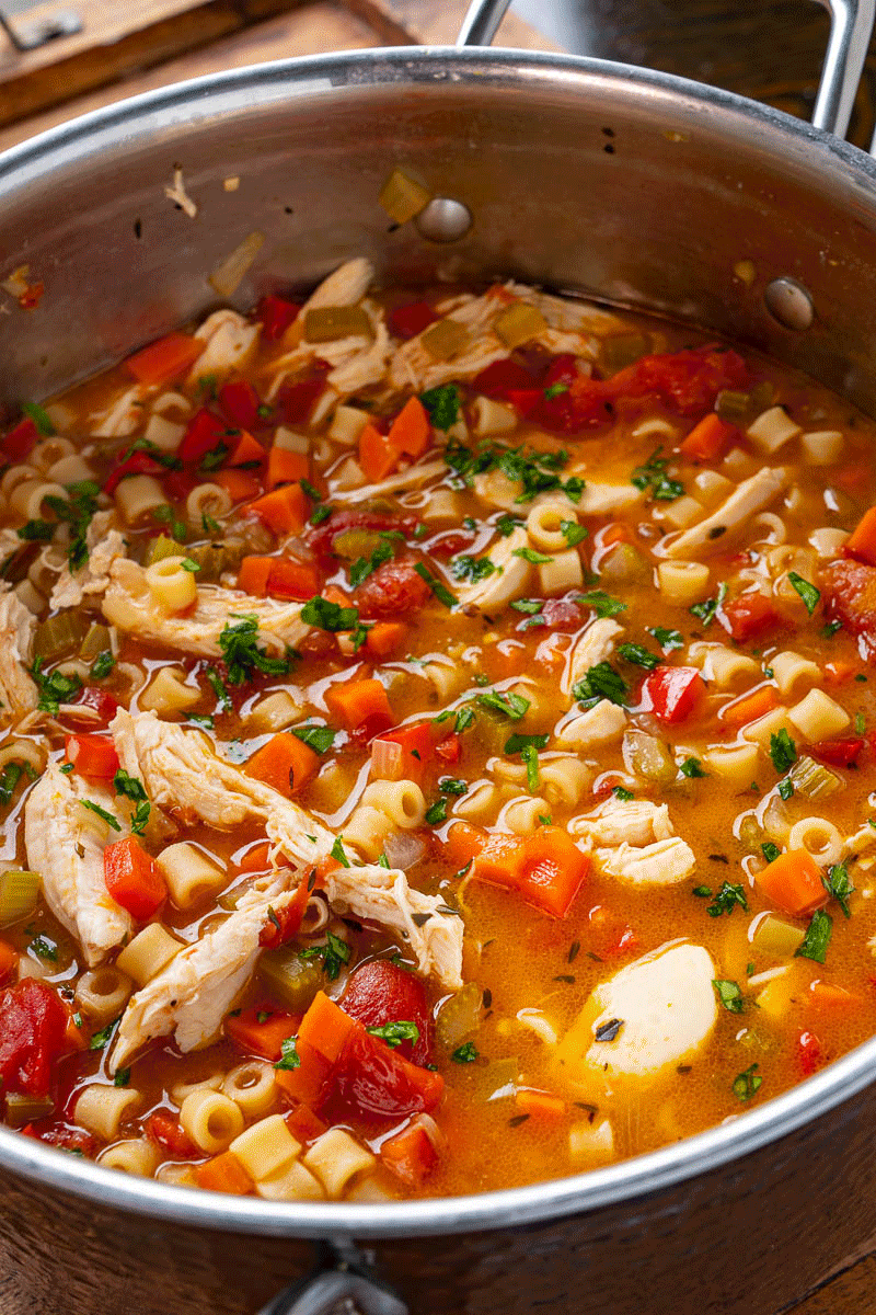 Italian Style Chicken Noodle Soup