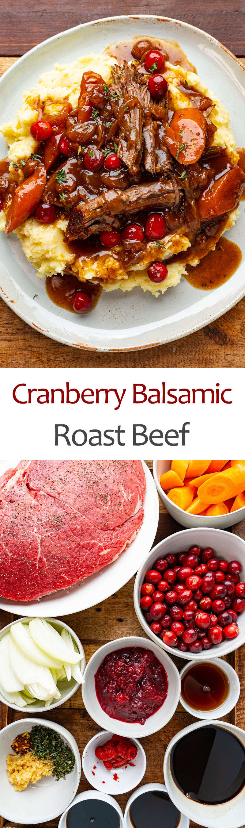 Cranberry Balsamic Roast Beef