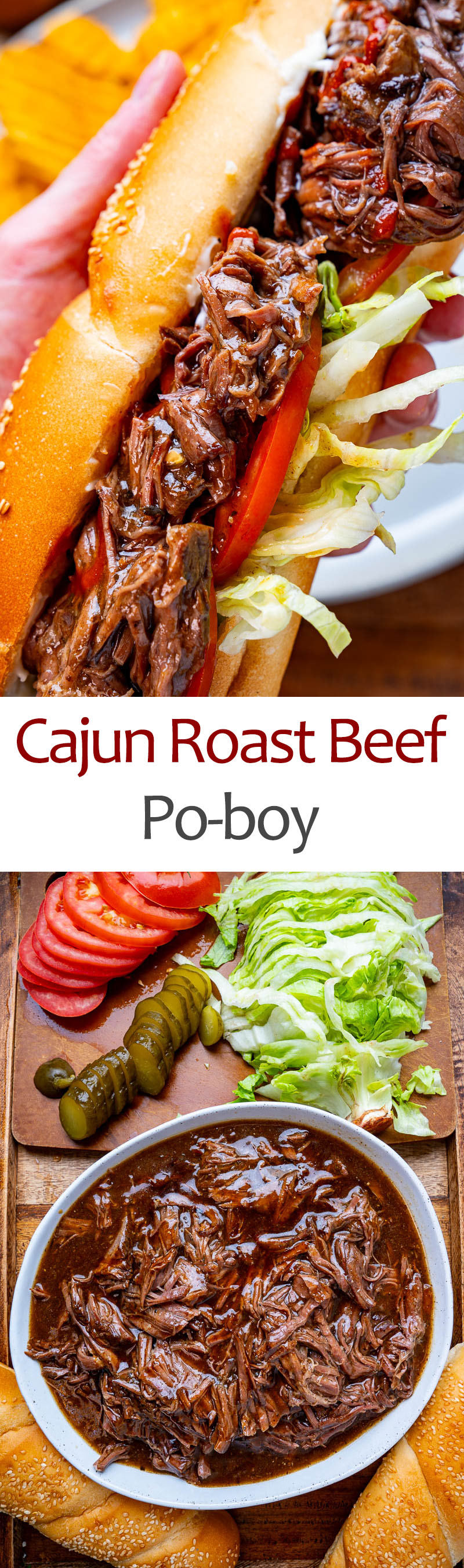 Cajun Roast Beef Po Boy
