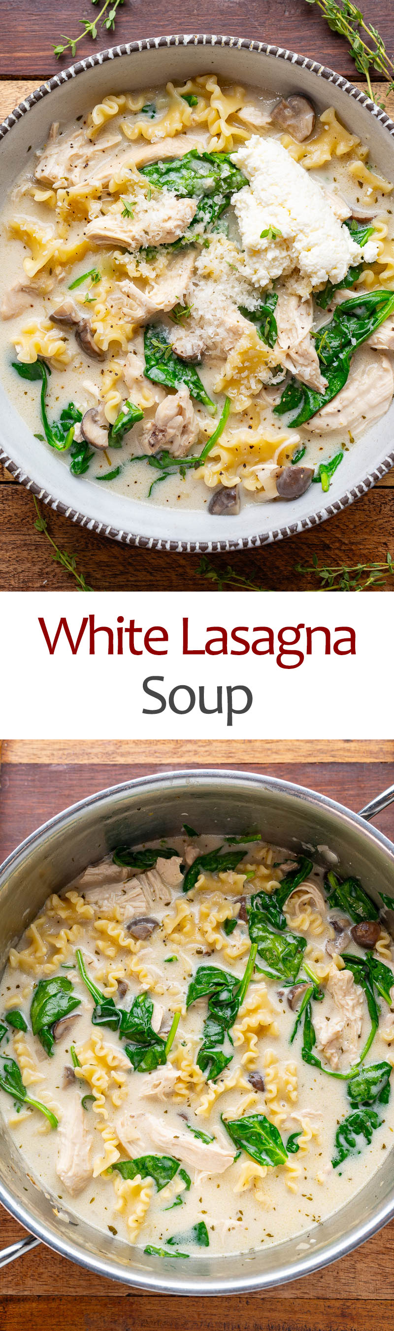 White Lasagna Soup