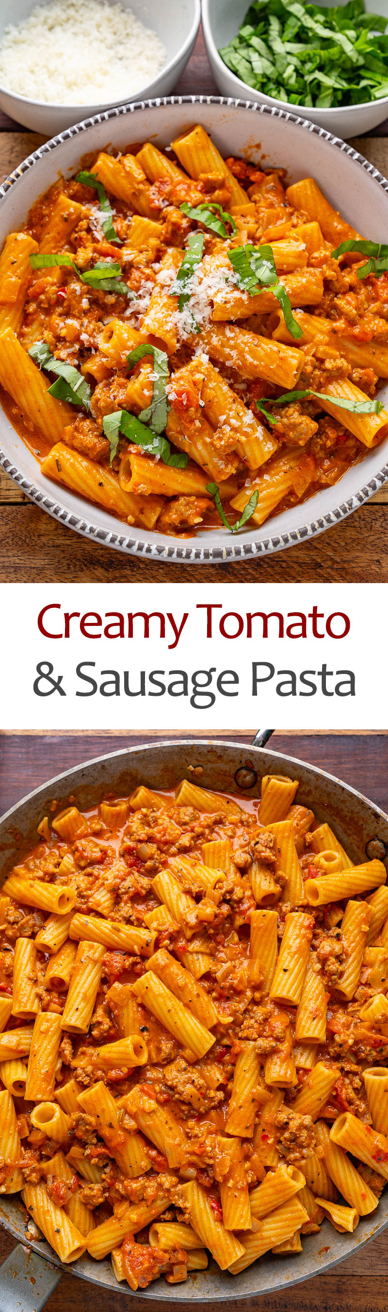 Creamy Tomato Italian Sausage Pasta