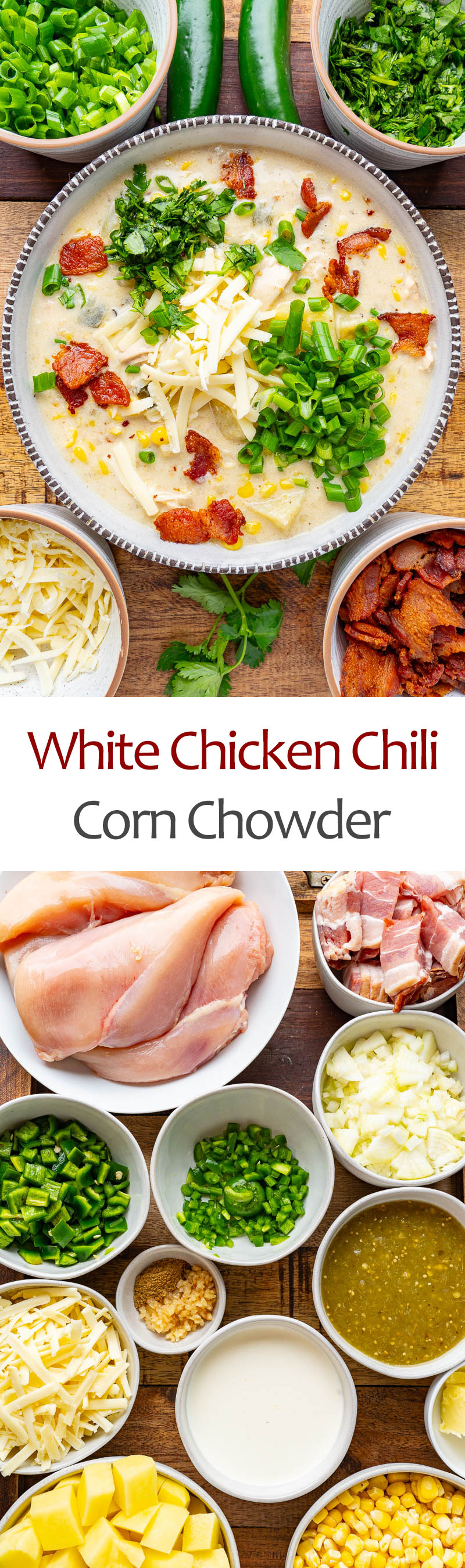 White Chicken Chili Corn Chowder