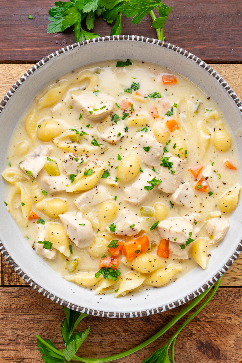 Chicken Alfredo Soup – Closet Cooking