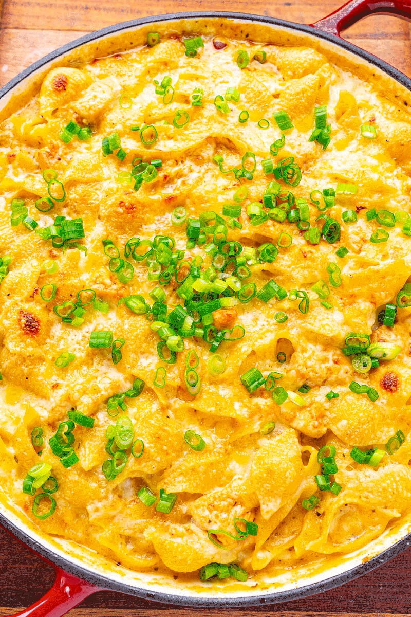 White Chili Chicken Mac and Cheese White Chili Chicken Mac and Cheese