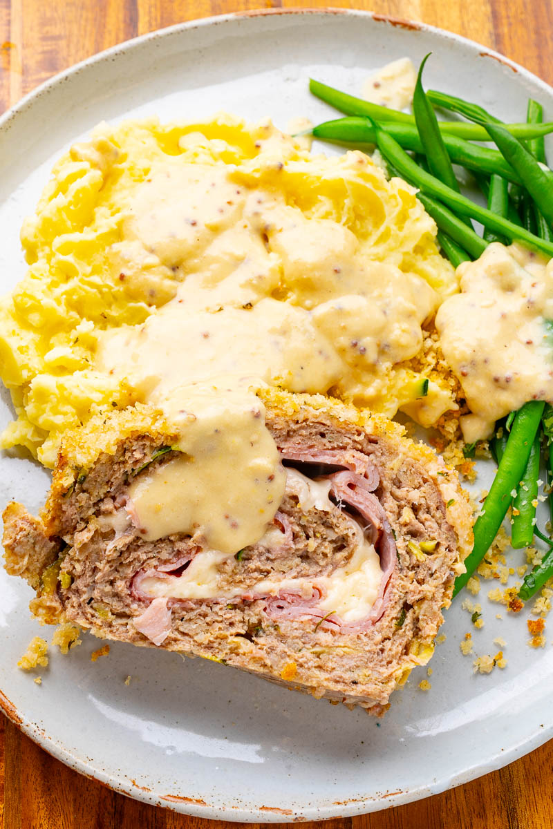 Chicken Cordon Bleu Meatloaf Chicken Cordon Bleu Meatloaf