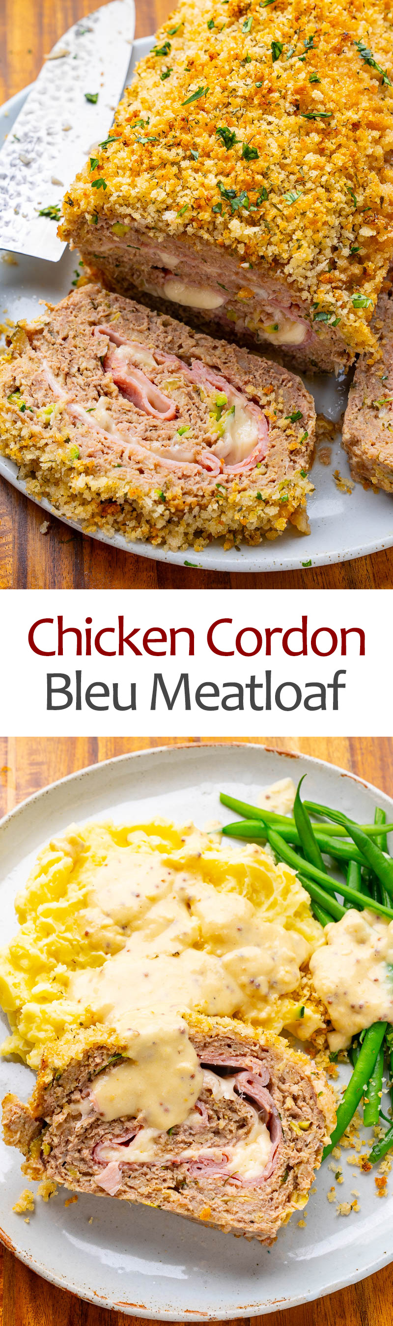 Chicken Cordon Bleu Meatloaf Chicken Cordon Bleu Meatloaf