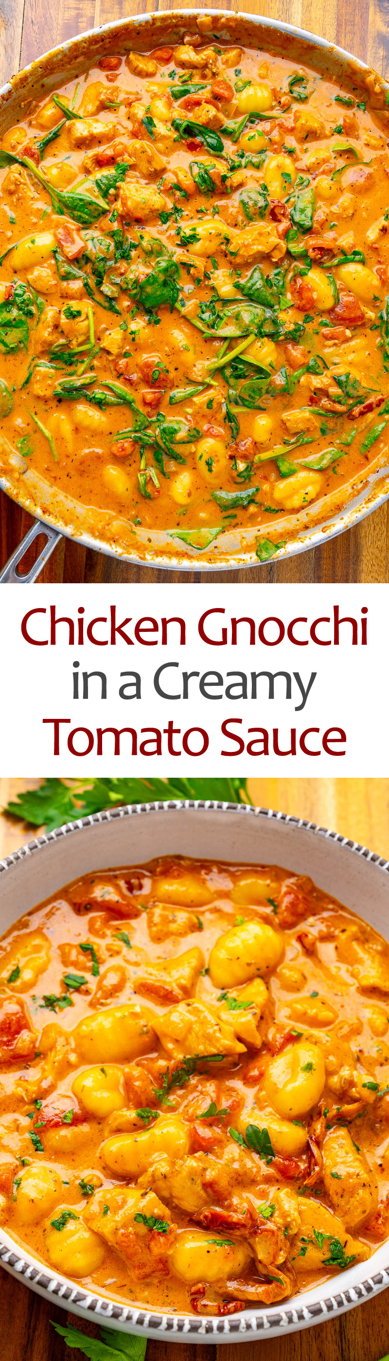 Chicken Gnocchi in a Creamy Tomato Sauce Chicken Gnocchi in a Creamy Tomato Sauce