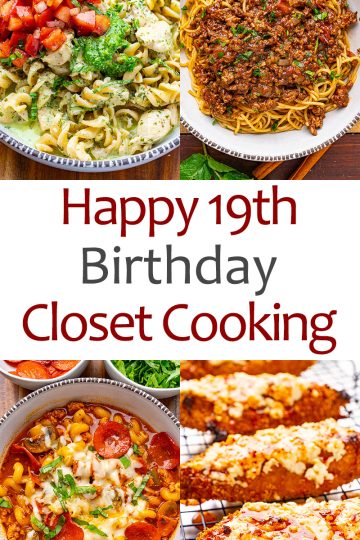 Happy 19th Birthday Closet Cooking