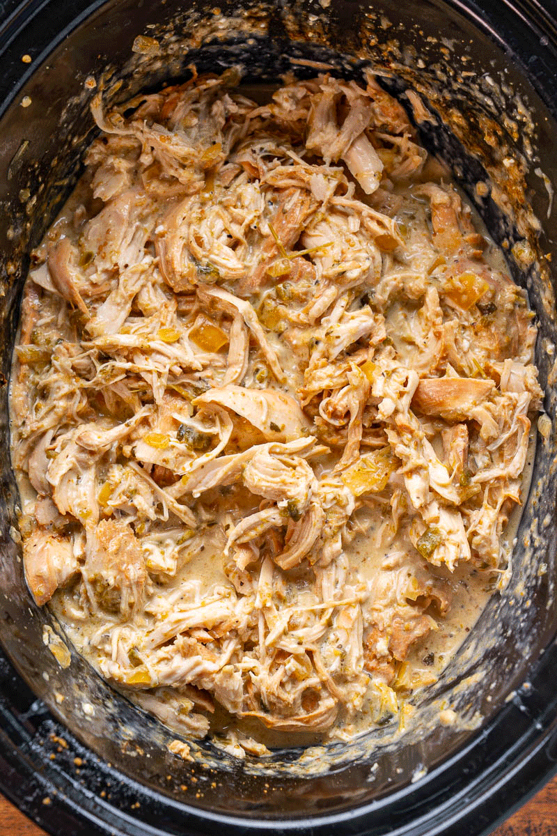 Slow Cooker White Chili Chicken Burrito Bowls Slow Cooker White Chili Chicken Burrito Bowls