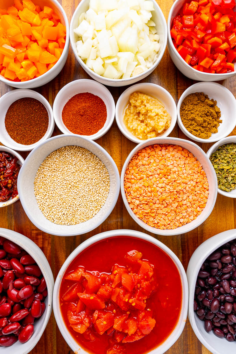 Bean and Lentil Quinoa Chili Bean and Lentil Quinoa Chili