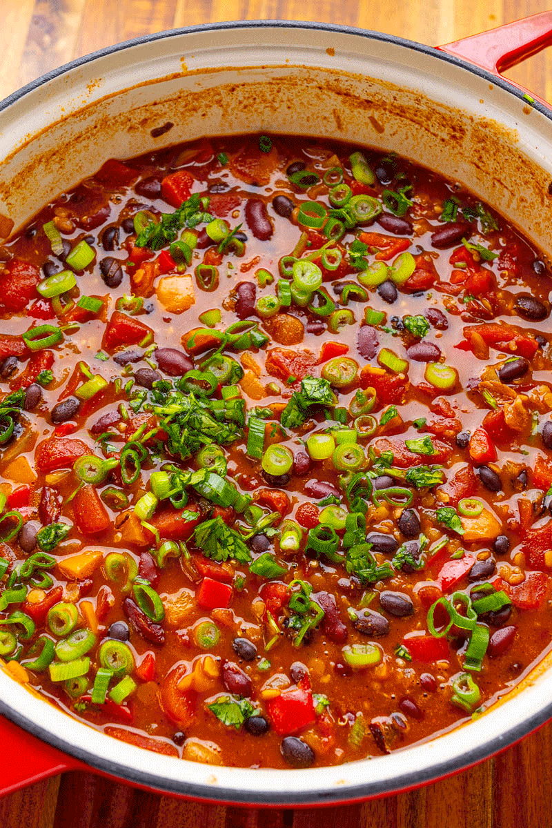 Bean and Lentil Quinoa Chili Bean and Lentil Quinoa Chili