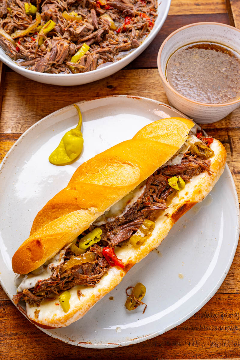 Slow Cooker Italian Beef Sandwiches Slow Cooker Italian Beef Sandwiches