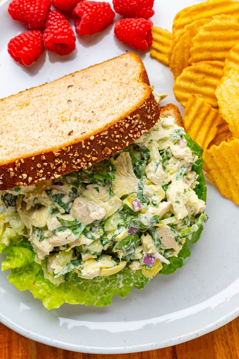 Spinach and Artichoke Chicken Salad Spinach and Artichoke Chicken Salad