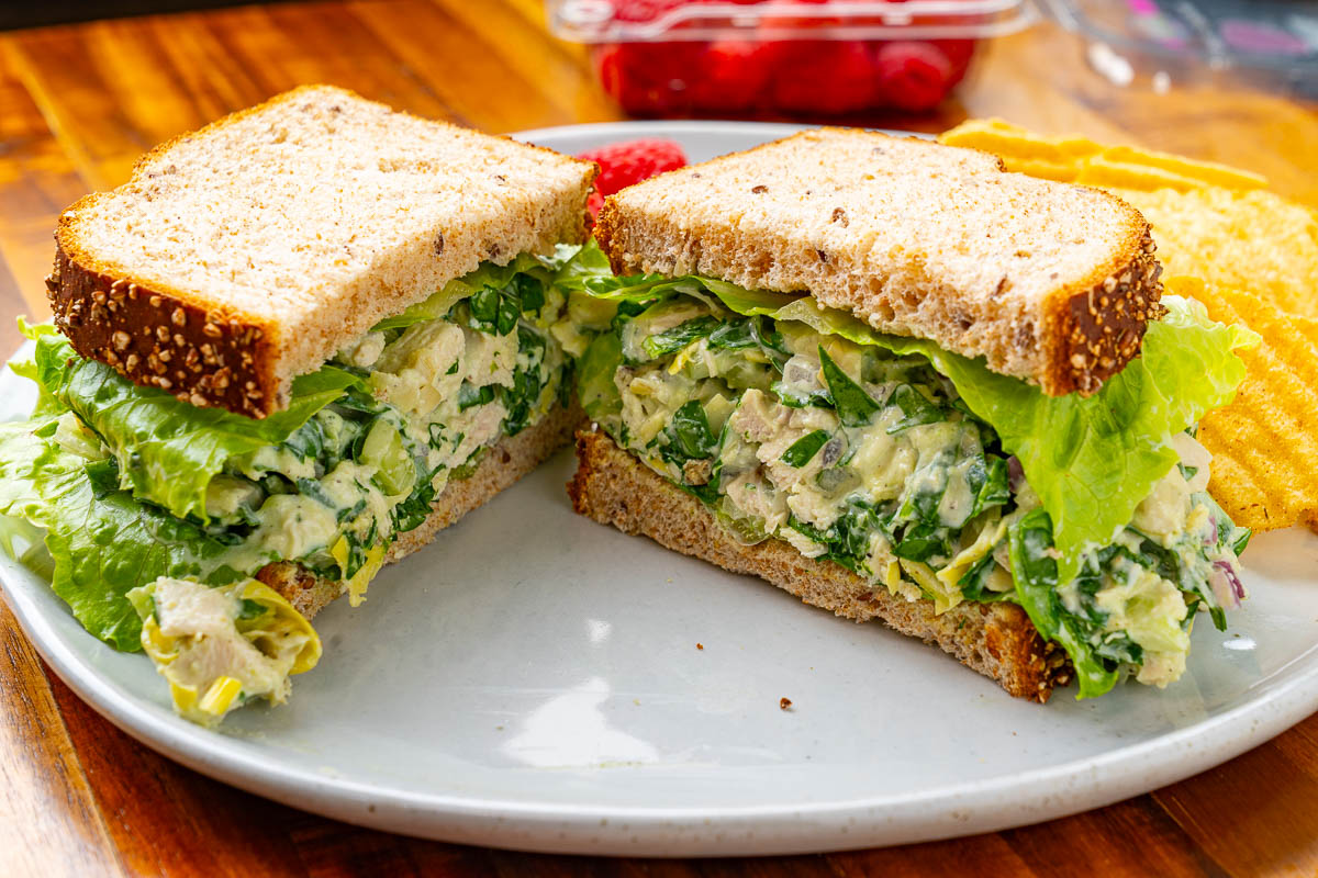 Spinach and Artichoke Chicken Salad Spinach and Artichoke Chicken Salad