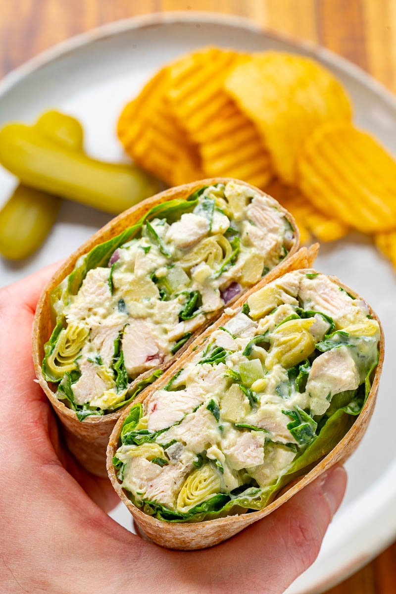 Spinach and Artichoke Chicken Salad Spinach and Artichoke Chicken Salad