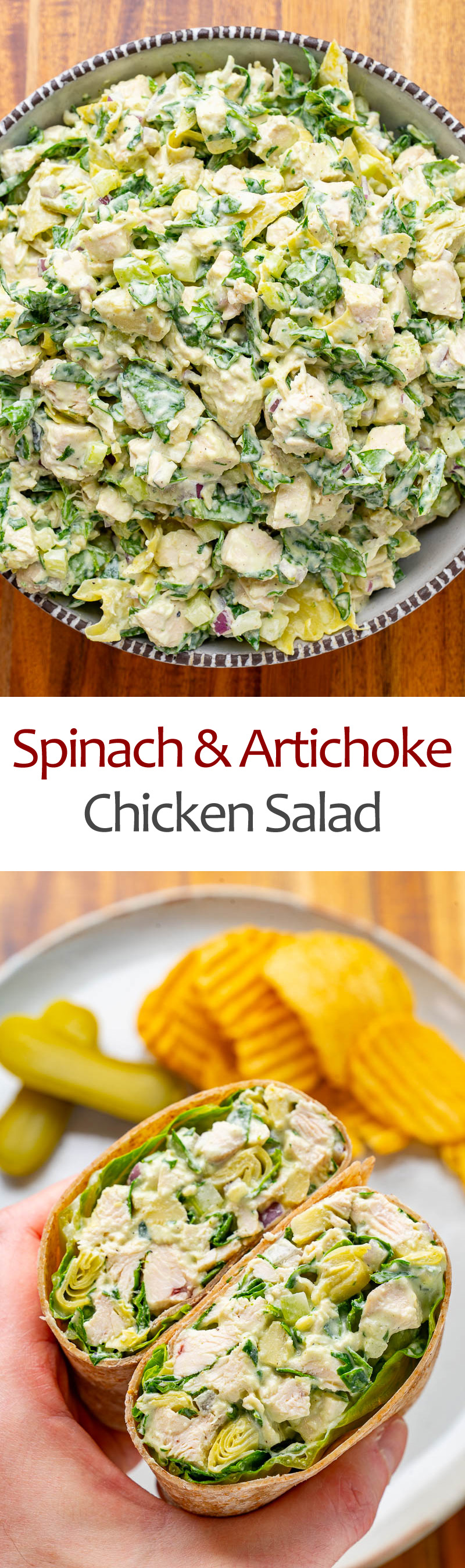Spinach and Artichoke Chicken Salad Spinach and Artichoke Chicken Salad