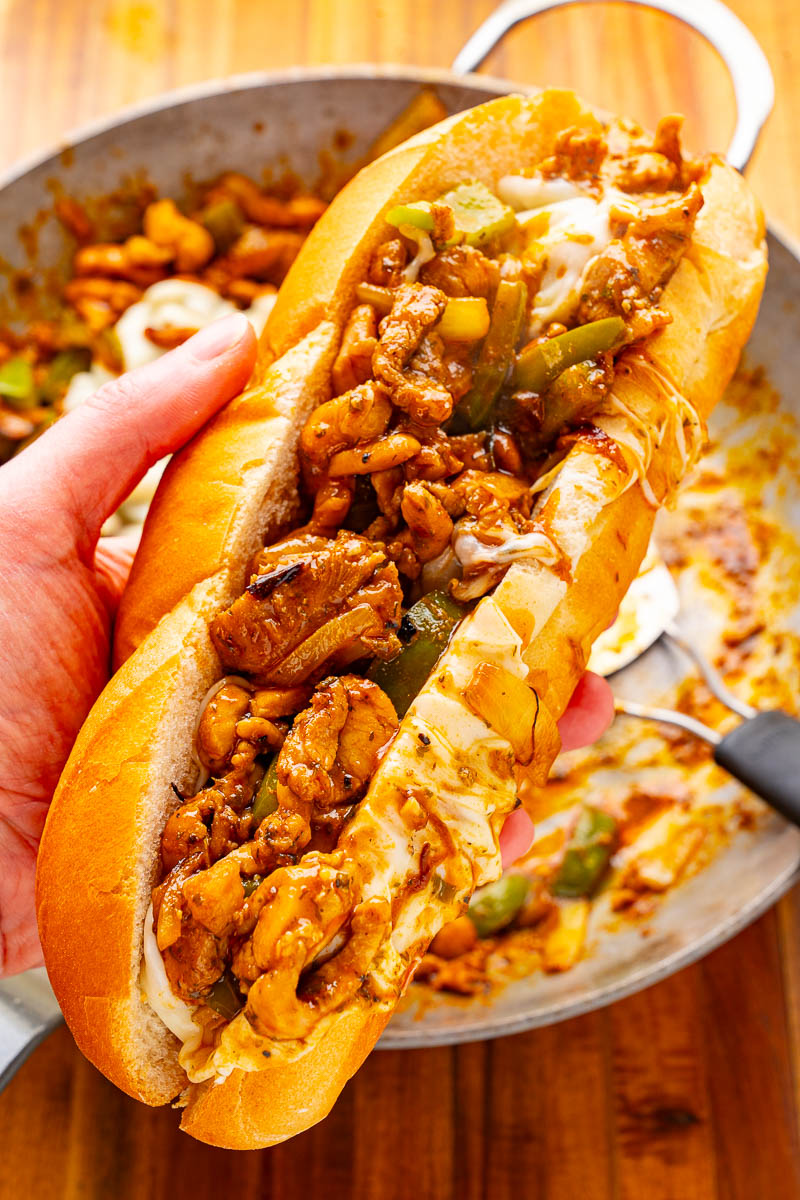 Buffalo Chicken Cheesesteak Sandwiches Buffalo Chicken Cheesesteak Sandwiches