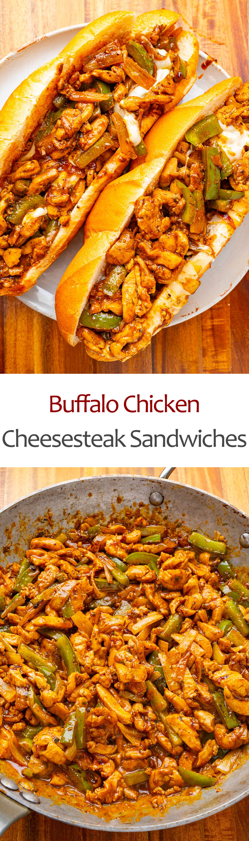 Buffalo Chicken Cheesesteak Sandwiches Buffalo Chicken Cheesesteak Sandwiches