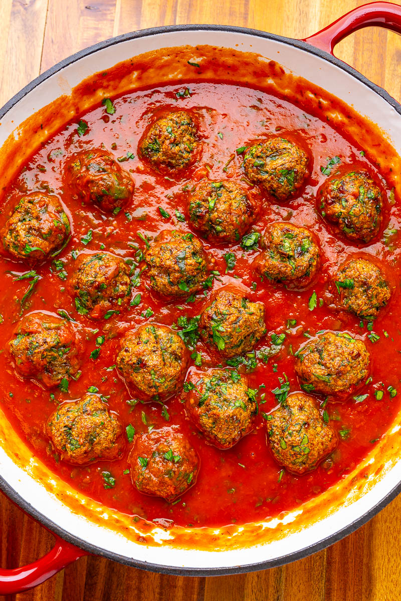 Chicken Parmesan Meatballs Chicken Parmesan Meatballs
