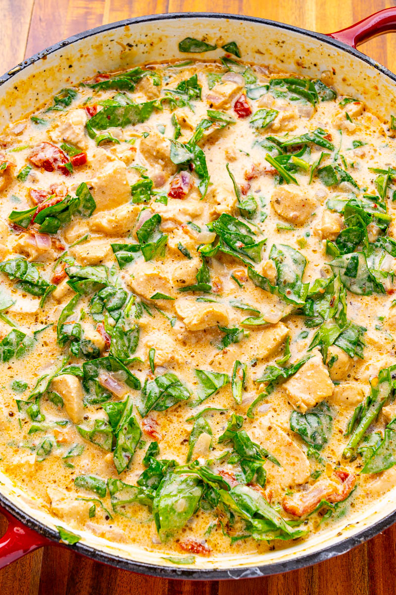 Creamy Cottage Cheese Tuscan Chicken Pasta Creamy Cottage Cheese Tuscan Chicken Pasta