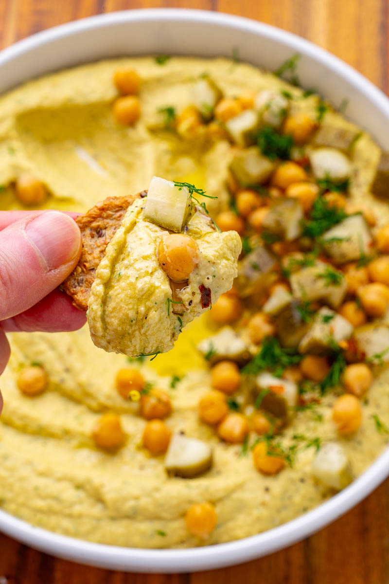 Dill Pickle Hummus Dill Pickle Hummus