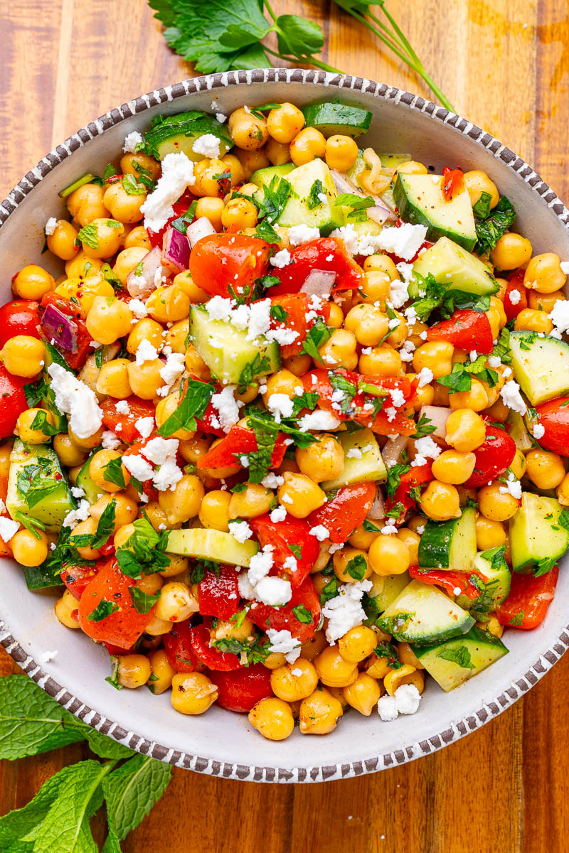 Mediterranean Chickpea Salad Mediterranean Chickpea Salad
