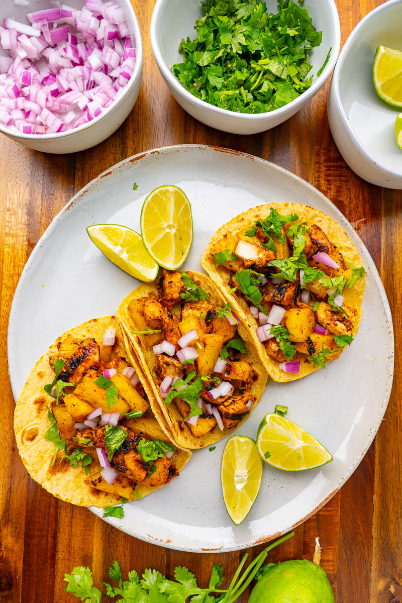 Grilled Chicken al Pastor Grilled Chicken al Pastor