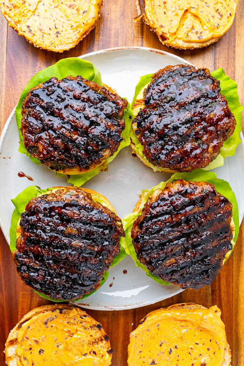 Teriyaki Chicken Burgers Teriyaki Chicken Burgers