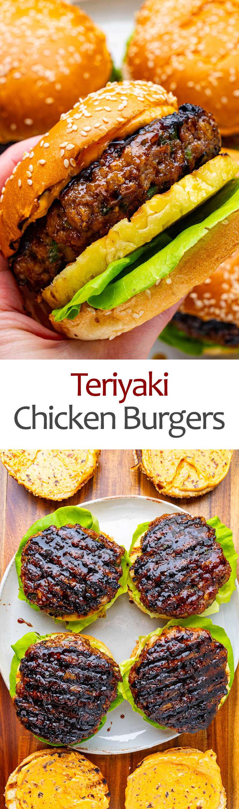 Teriyaki Chicken Burgers Teriyaki Chicken Burgers