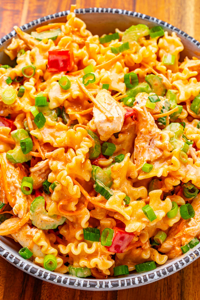 Buffalo Chicken Pasta Salad Buffalo Chicken Pasta Salad