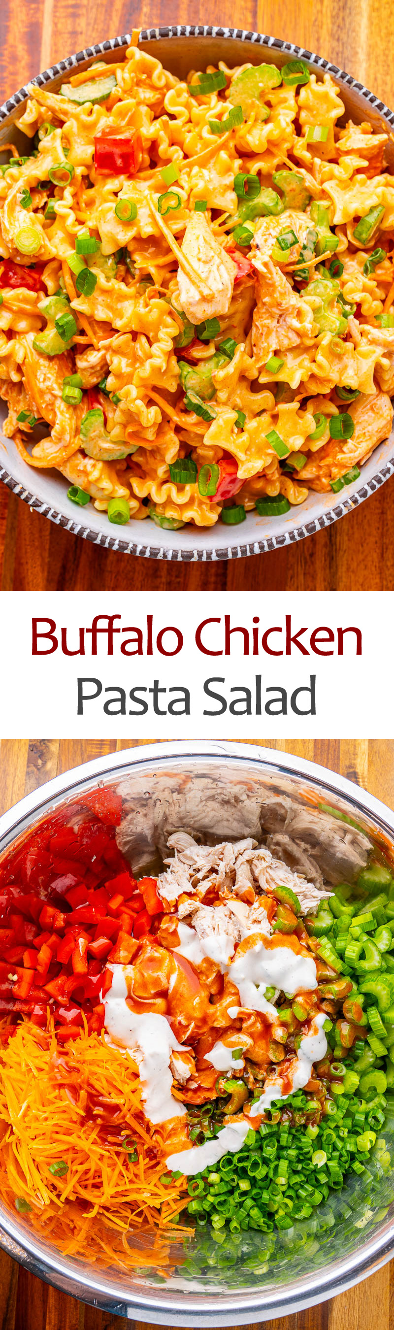 Buffalo Chicken Pasta Salad Buffalo Chicken Pasta Salad