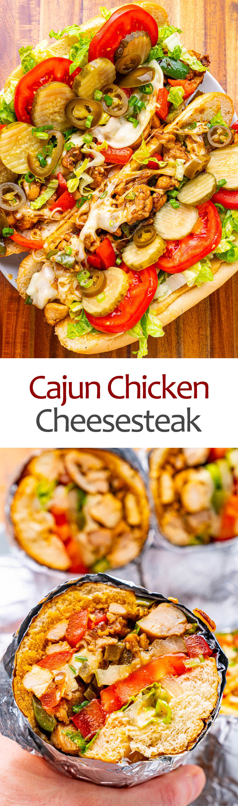Cajun Chicken Cheesesteak Sandwich Cajun Chicken Cheesesteak Sandwich