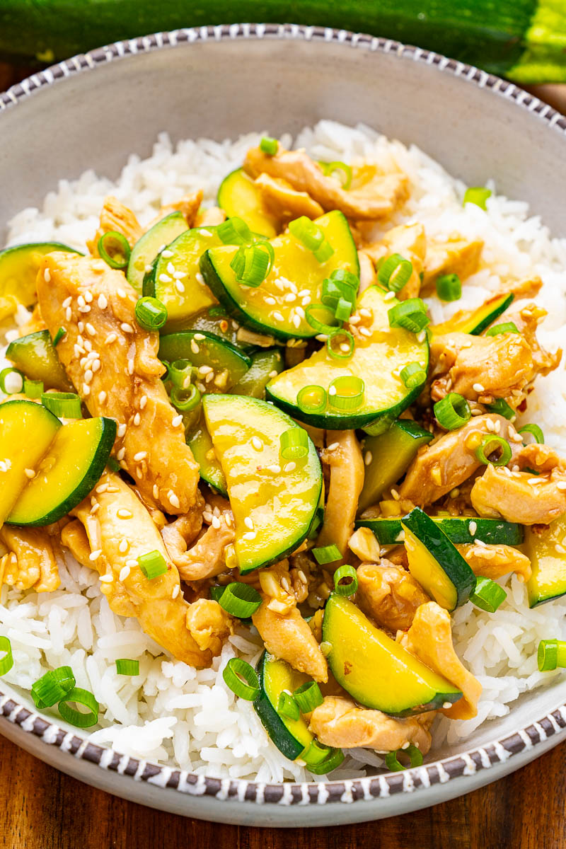 Chicken and Zucchini Stir Fry Chicken and Zucchini Stir Fry