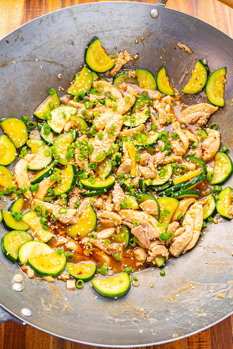 Chicken and Zucchini Stir Fry Chicken and Zucchini Stir Fry