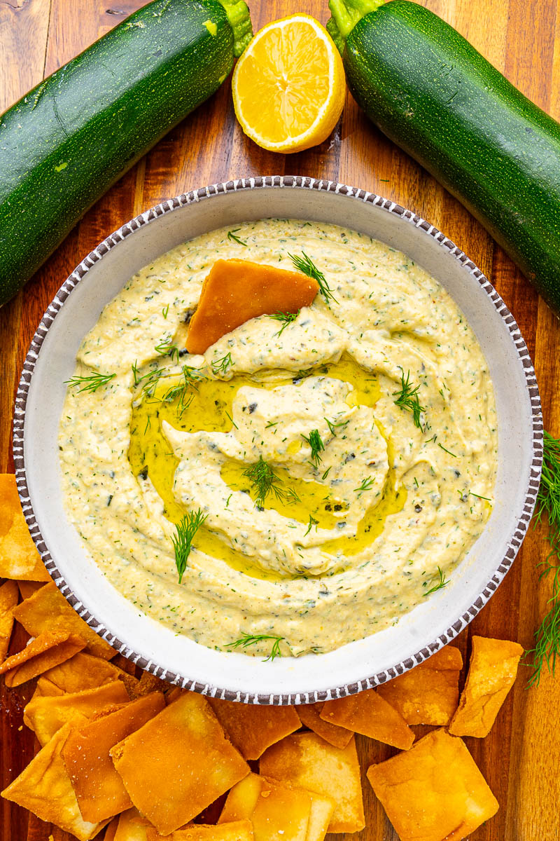Roast Zucchini Tzatziki Dip Roast Zucchini Tzatziki Dip