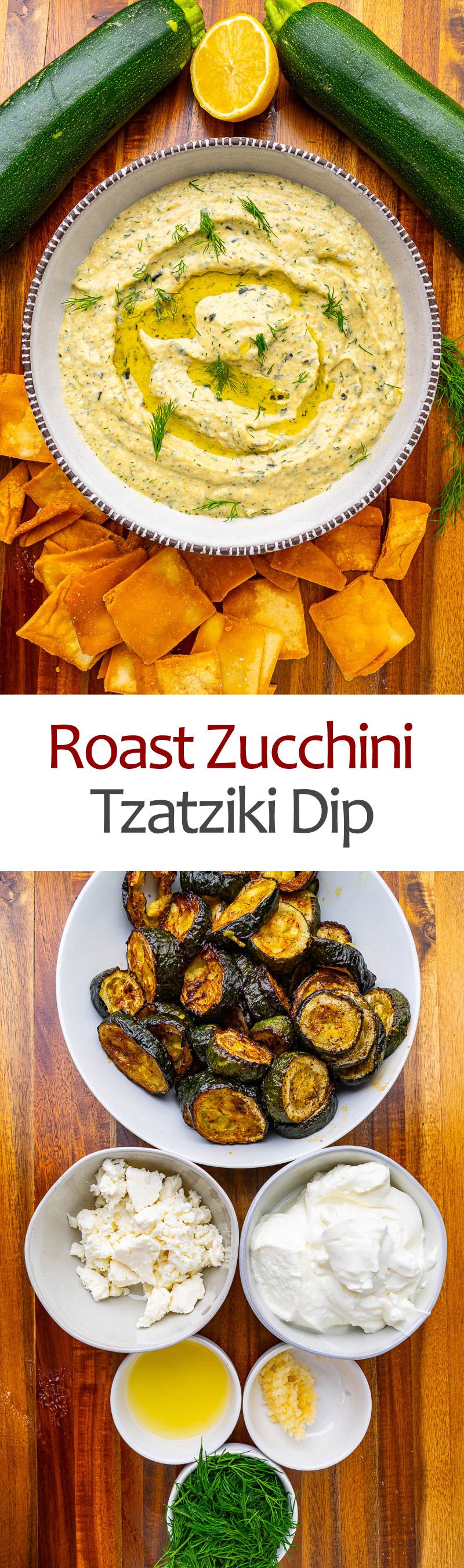 Roast Zucchini Tzatziki Dip Roast Zucchini Tzatziki Dip