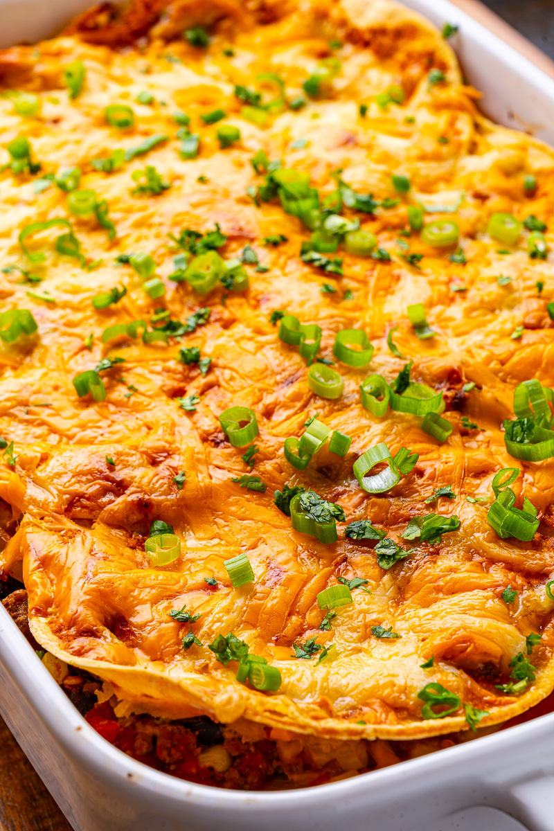 Beef Enchilada Casserole Beef Enchilada Casserole