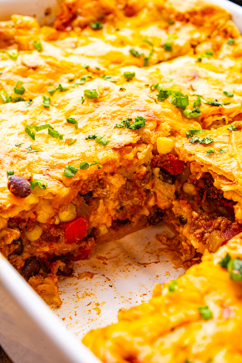 Beef Enchilada Casserole Beef Enchilada Casserole