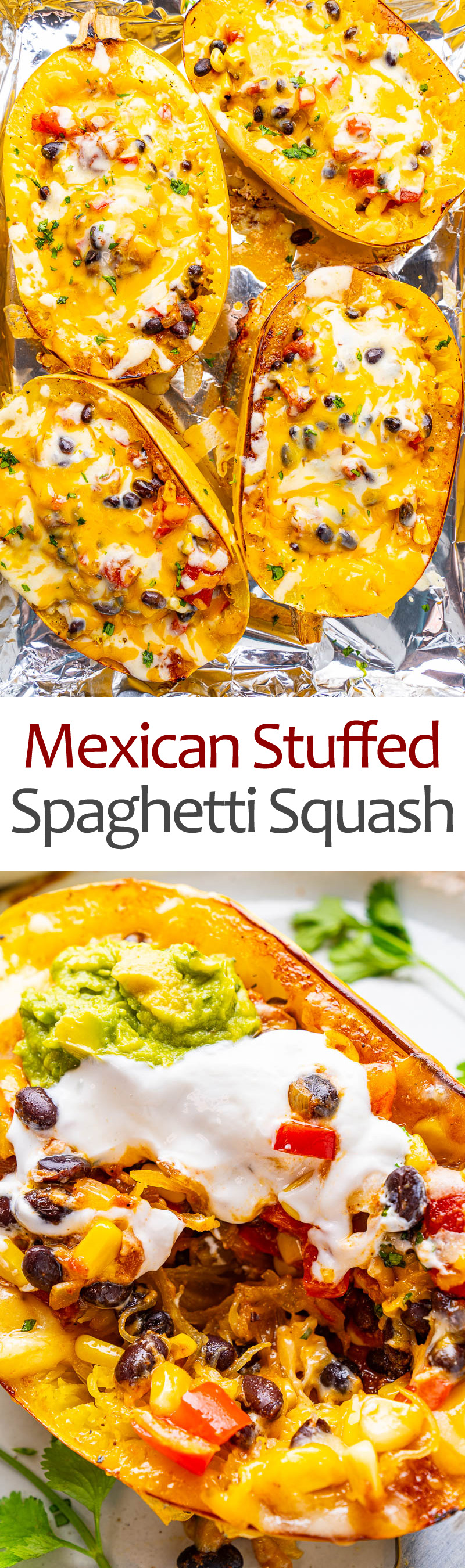 Mexican Stuffed Spaghetti Squash Mexican Stuffed Spaghetti Squash