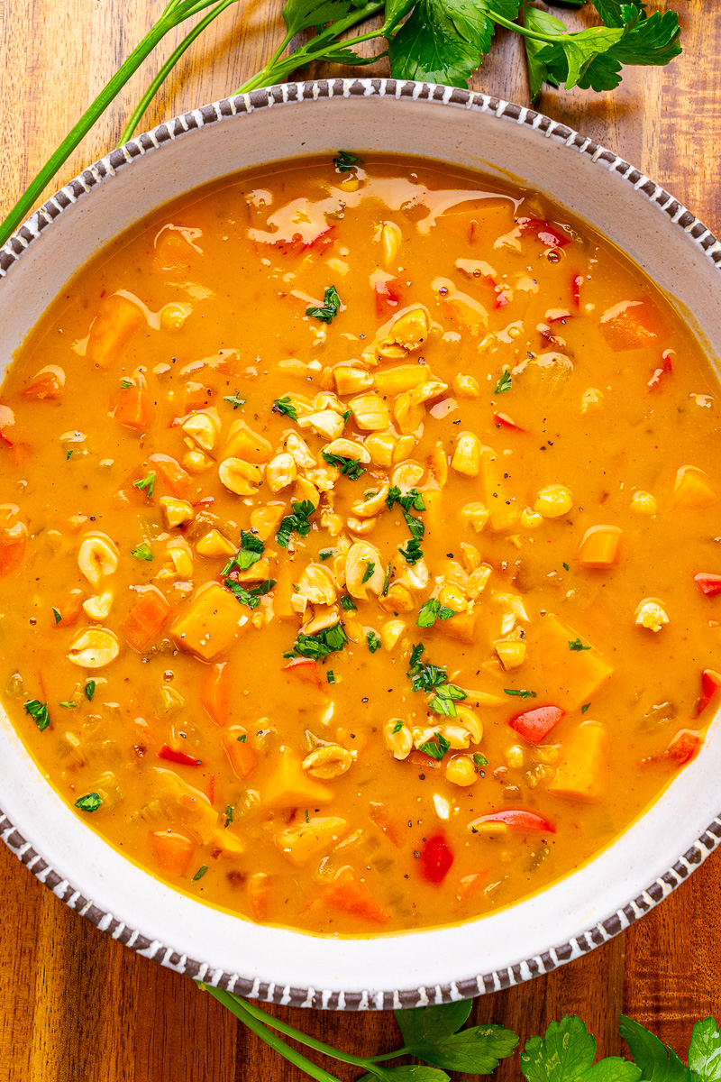 Sweet Potato and Peanut Soup